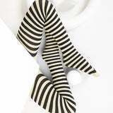 Kids Black Striped Tights 70 Denier