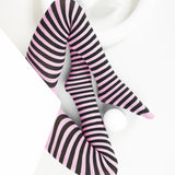 Kids Black Striped Tights 70 Denier
