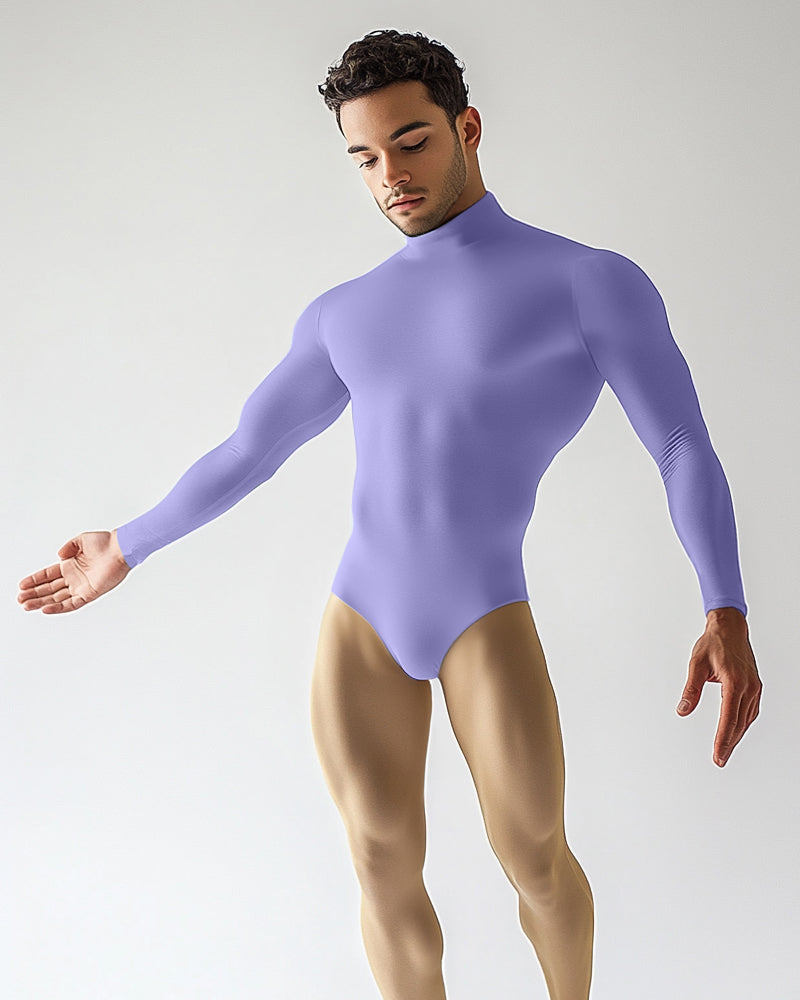 Long Sleeve Mock Neck Leotard