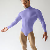 Long Sleeve Mock Neck Leotard