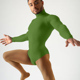 Long Sleeve Mock Neck Leotard