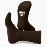 Sport Crew Socks - Brown