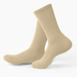 Sport Crew Socks - Light Tan