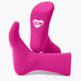 Sport Crew Socks - Neon Pink