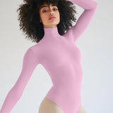 Long Sleeve Mock Neck Leotard