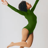 Long Sleeve Mock Neck Leotard