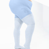 White Striped Tights 60 Denier